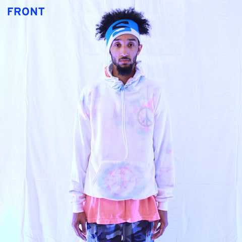 Cotton Candy Tie-Dyed Unisex Hoodie