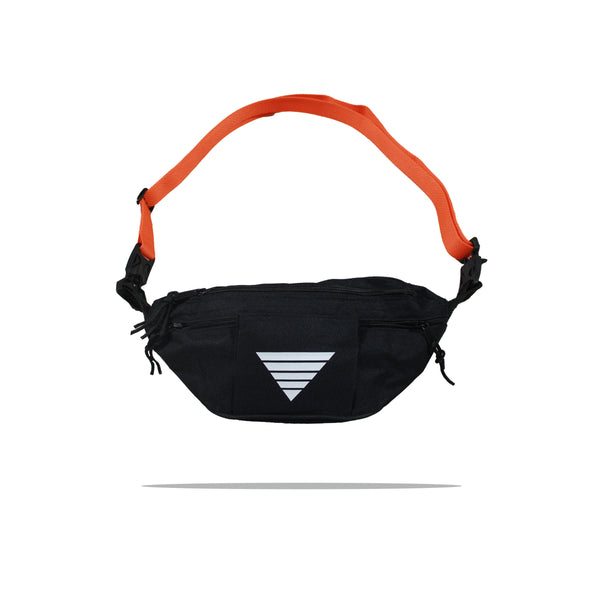 < hold me > Bag in Black/White/Safety Orange