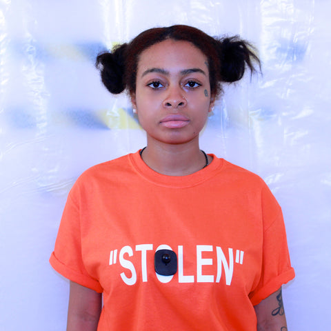 "STOLEN" T in Prison Yard Orange