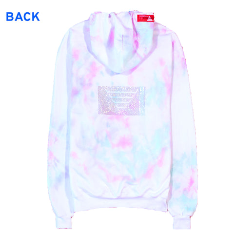 Cotton Candy Tie-Dyed Unisex Hoodie